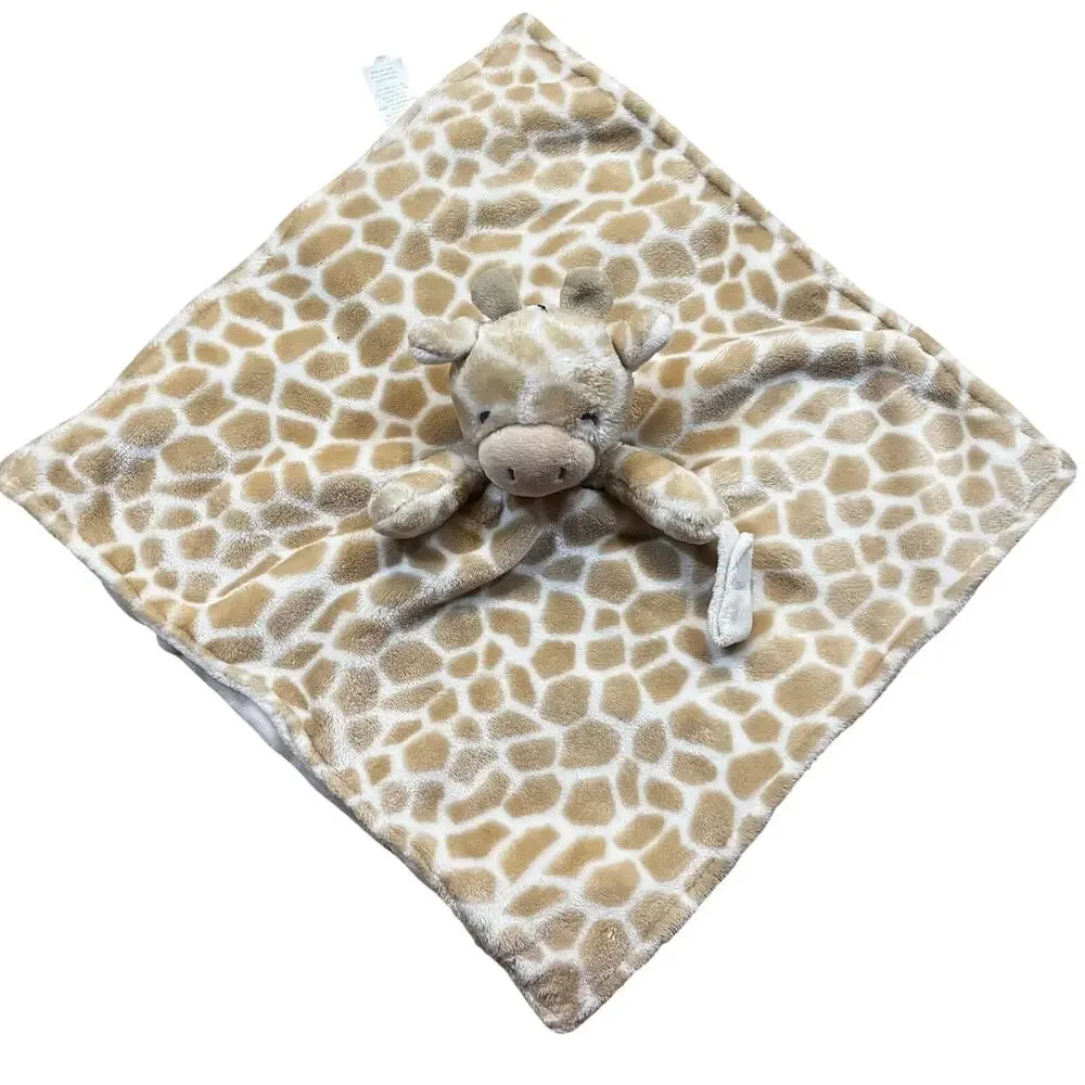 2016 Carters Giraffe Lovey Security Blanket Pacifier‎ Holder Plush Baby Stuffed